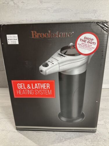 Brookstone Gel & Lather Heating Shaving System Softens Skin for Shaving (6922723098807)